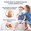 image:imagehegen Newborn Baby Bottle Basic Starter Kit PPSU Bottle for Babies Medium amp Slow Teat Breast Milk Storage Lids and Secure SealsBasic Starter Kit