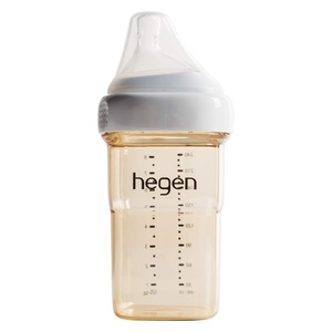 image:imagehegen Baby Bottles Anti Colic Baby Bottles Wide Neck Breastfeeding System 11 oz with Fast Flow Teats8oz Single