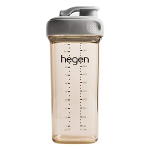 image:imagehegen Easy to Clean PPSU Drinking Bottle11oz for 9 months and upGreenGrey
