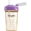 image:imageHegen 8oz Straw Cup PPSU Purple Slow Flow  6 months to adult